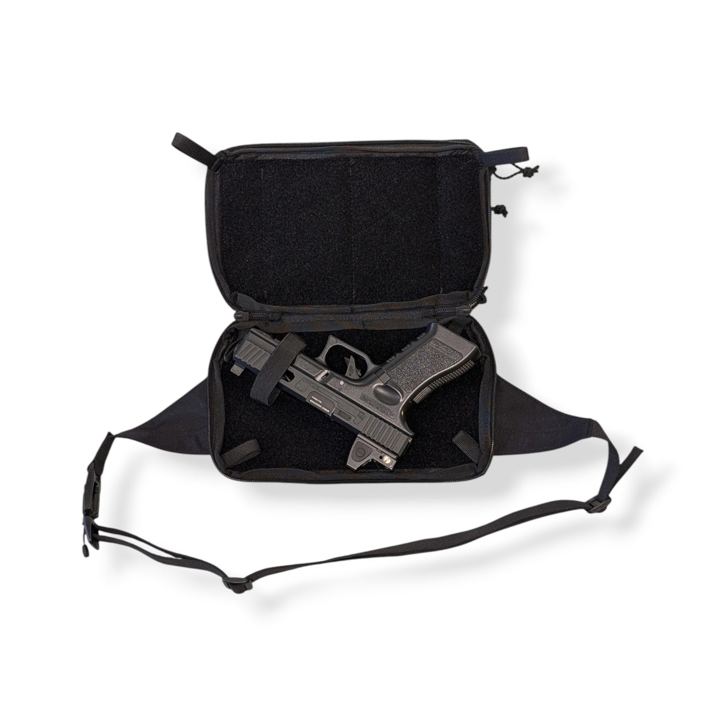 Black Concealed Carry Bum Bag
