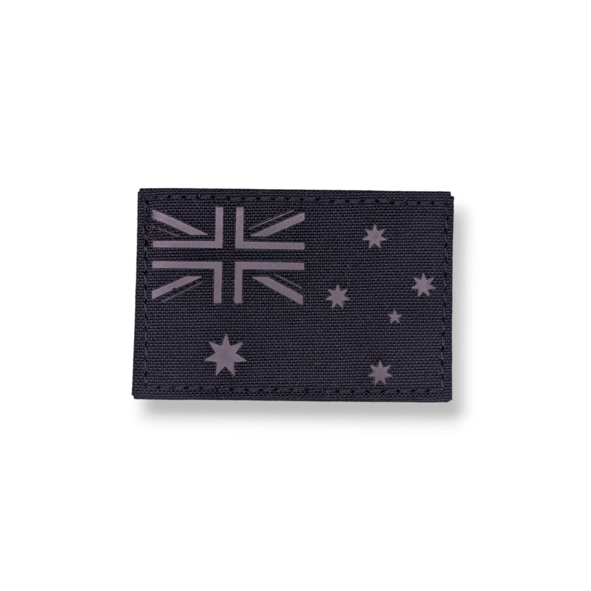 Black patch with Australian flag
