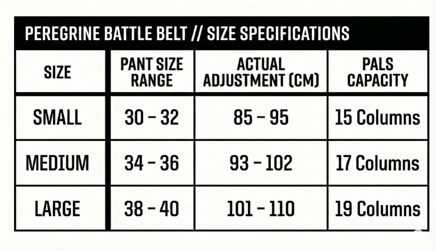 Peregrine Battle Belt