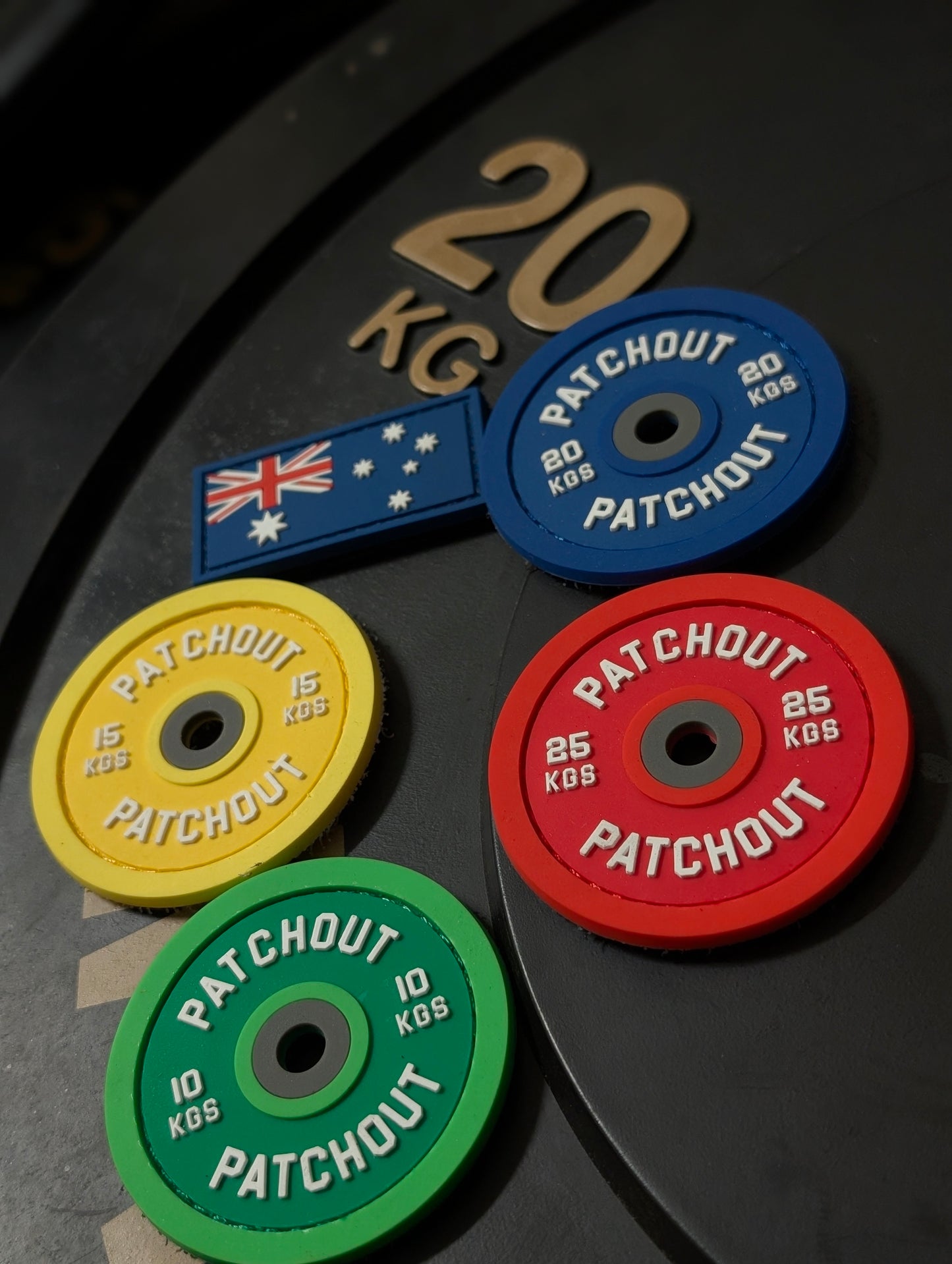 Weight Plate PVC Patches