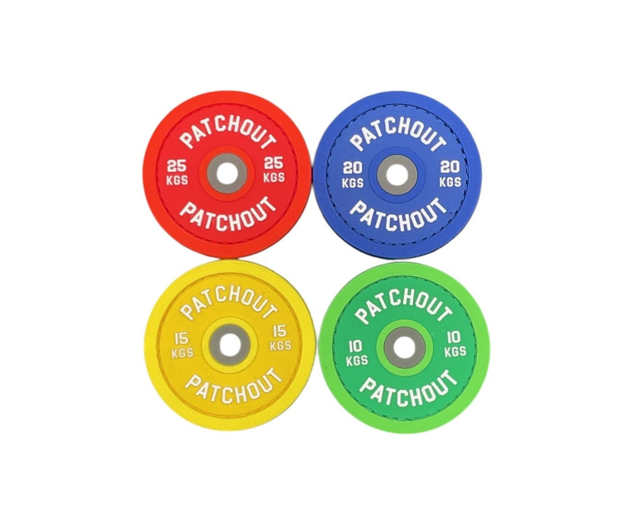Weight Plate PVC Patches